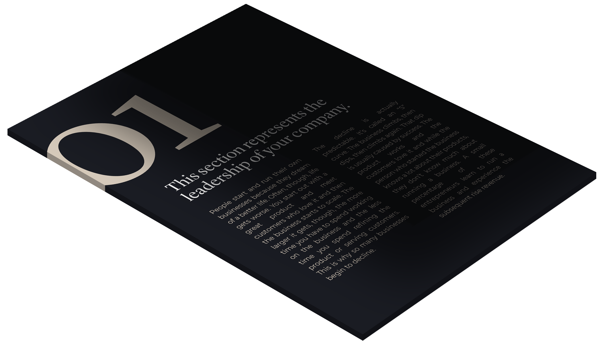 My Business Report — Report layer